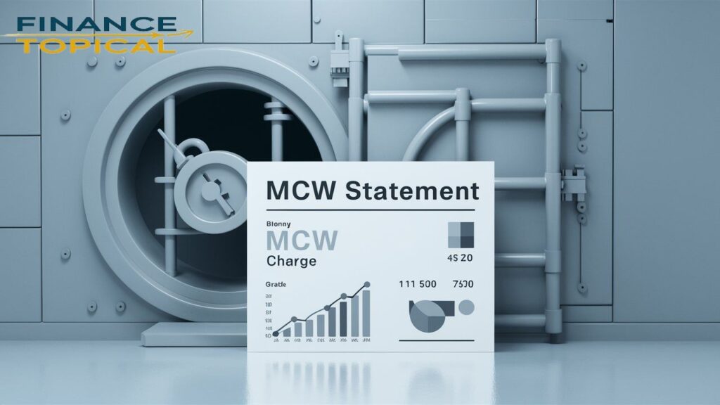 What is the MCW Charge on a Bank Statement (1)